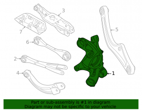 Цапфа задняя правая Volkswagen ID.4 23-26