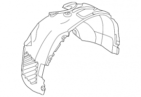 Підкрилок передній лівий BMW X2 U10 24-26
