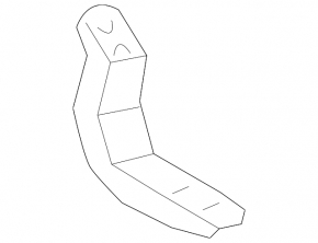 Кронштейн порога подножки задний левый Toyota FJ Cruiser 07-14