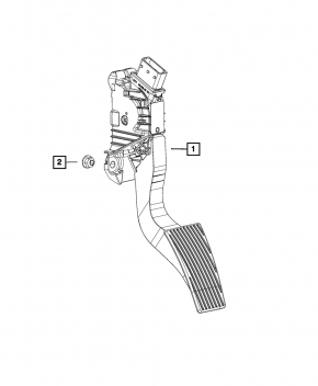 Педаль газа Jeep Grand Cherokee WK2 11-22