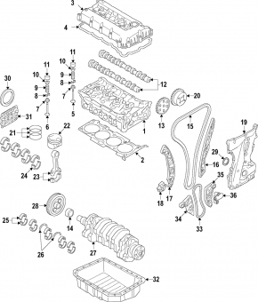 Шатун із поршнем Hyundai Sonata 11-13 2.4 G4KJ