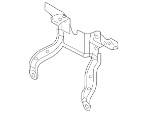 Планка замка капота Mazda CX-3 16-21