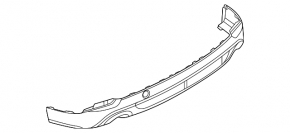 Губа заднего бампера Mazda CX-5 24-25