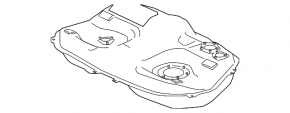 Топливный бак Mitsubishi Galant 04-05