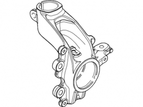 Цапфа со ступицей передняя правая Ford Focus mk3 11-18
