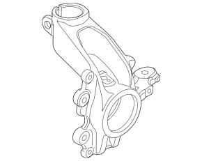 Цапфа со ступицей передняя правая Ford Focus mk3 11-18