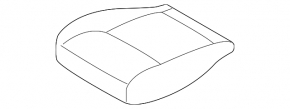 Сиденье водительское Land Rover Range Rover Velar 18-23 с airbag, электрическое, подогрев, комбинированная кожа черная с перфорацией