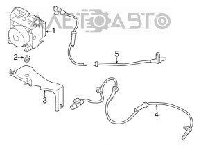 ABS АБС Nissan Versa 12-19 АКПП