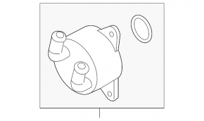 Олійний охолоджувач КПП Mazda CX-50 23-26 2.5