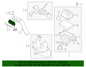 Решетка воздухоприемника Hyundai Kona 18-23 1.6, 2.0