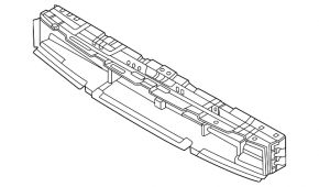 Жалюзі дефлектор радіатора нижній BMW 5 G60 24-26 With m sport pkg, air ducts, I5, Lower,