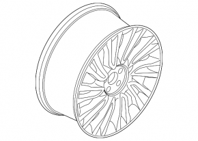 Диск колесный R20x8J Lincoln Corsair 20-22 тип 2, черный