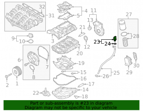 Щуп уровня масла Audi A3 8V 15-16 1.8Т