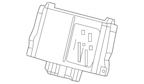 Remote Locking Theft Deterrent Module Cadillac ATS 13-