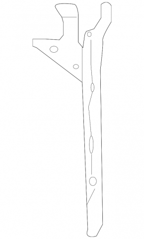 Планка замка капота Toyota Corolla 20-26 4d