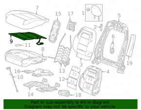 Подогрев водительского сиденья Chevrolet Equinox EV 24-26