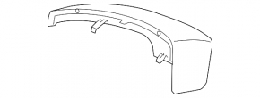 Крышка зеркала левая Ford Escape MK3 17-19 без поворотника