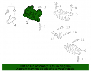 Подушка двигателя правая Ford Escape MK4 23-23 1.5T FWD