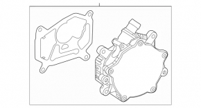 Вакуумний насос Mercedes C-class W205 19-21 M264