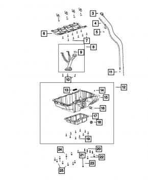Олійна форсунка ДВЗ Jeep Grand Cherokee WL 22-26 2.0T PHEV