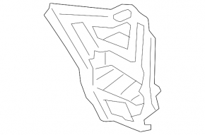 Крепление заднего бампера нижнее правое BMW X3 F25 15-17