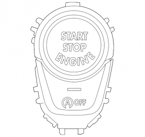 Кнопка start stop BMW X3 G01 18-21 хром