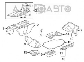 Пенопласт под инструмент Lexus IS200 IS300 99-05