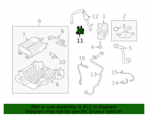 Электромагнитный клапан Ford Fusion mk5 13-20 2.5