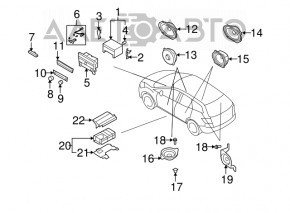 Головное устройство Mazda CX-7 06-08