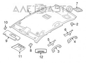 Ручка потолка передняя левая BMW X2 F39 18-23 черная