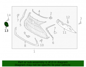 Эмблема решетки радиатора grill Lexus ES250 ES350 19-26