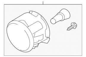 Противотуманная фара птф левая Infiniti G25 G35 G37 4d 06-14