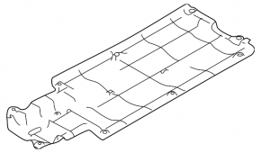 Защита днища левая Subaru Forester 19-24 SK