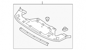 Защита переднего бампера Mazda CX-9 16-23