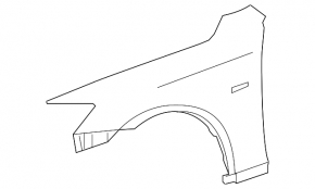 Крыло переднее правое Lexus IS250 IS350 06-13