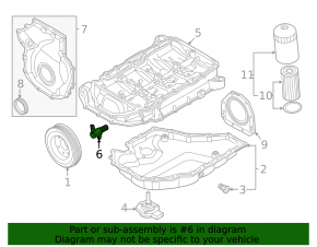Регулятор тиску оливи Audi Q5 80A 18-24 2.0T