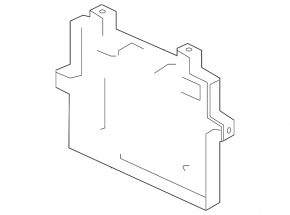 Кронштейн блока ECU компьютера двигателя Chevrolet Equinox 20-24 LSD