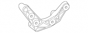 Кронштейн переднего редуктора Mercedes W213 E 300/43 17-19 AWD