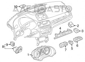 Кнопка DRIVE SELECT Audi Q3 8U 15-18
