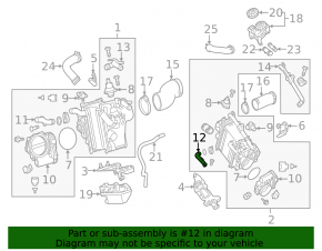 Патрубок интеркулера левый G-class W463 G550 19-24 4.0