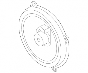 Динамик дверной передний левый Mazda 3 14-18 BM Bose