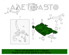 Подрамник передний Mercedes W164 ML X164 GL