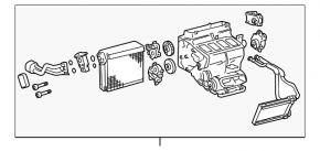 Печка в сборе Lexus GS300 GS350 GS430 06-07