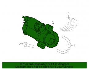 Стартер Land Rover Range Rover Evoque 12-18