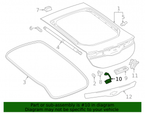 Кнопка открытия двери багажника Chevrolet Volt 11-15