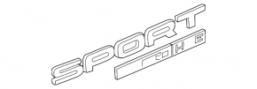 Эмблема SPORT p400e hse надпись двери багажника Land Rover Range Rover Sport 19-21