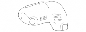 Защита коллектора передняя верхняя Toyota Highlander 08-10 hybrid