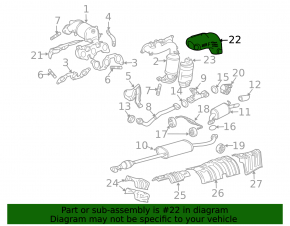 Защита коллектора передняя верхняя Toyota Highlander 08-10 hybrid