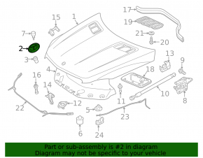 Эмблема капота Mercedes W164 ML