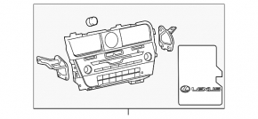 Головное устройство Lexus RX350 RX450h 16-19 с навигацией, p11549
